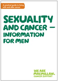 Image of the front cover of the booklet, Sexuality and cancer - information for men