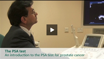 Urologist Shiv Bhanot describes the symptoms of prostate cancer and explains the PSA test (prostate-specific antigen test).
