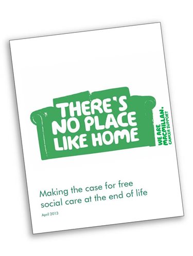 Making the case for free social care at the end of life report cover
