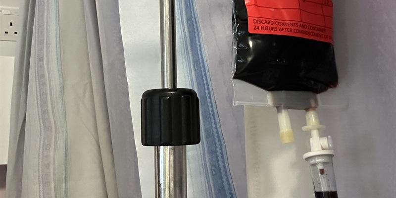 Post 432: An Iron Infusion, a Sunny Day and a Tearful Ending.