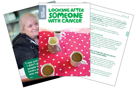 Image of the booklet Looking after someone with cancer