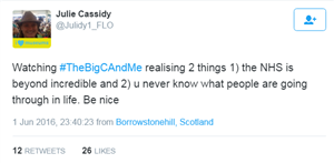 Tweet - Julie Cassidy