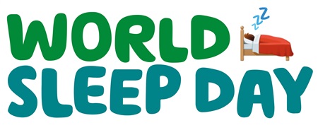 A banner that says World Sleep Day