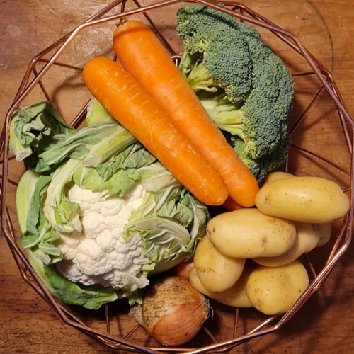 An image of a large bowl of fresh vegetables