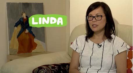 This image shows a photo of Linda