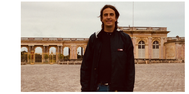  A picture of Greg at the palace of Versailles in France.