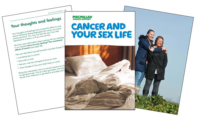 pages from our booklet Cancer and your sex life